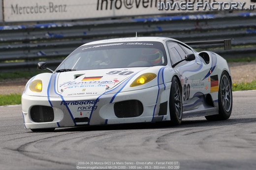 2008-04-26 Monza 0422 Le Mans Series - Ehret-Kaffer - Ferrari F430 GT